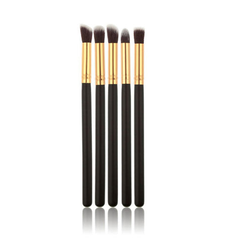 5 piece makeup brush set W498