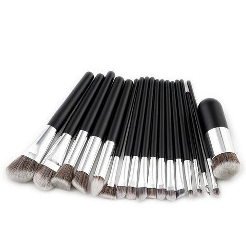 18 piece makeup brush set W935