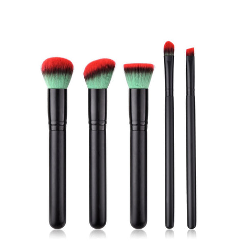 5 piece makeup brush set W526